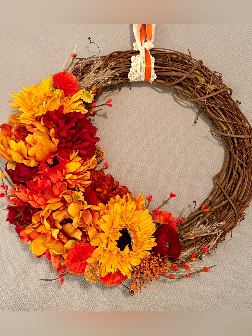 Autumn Grapevine Wreath